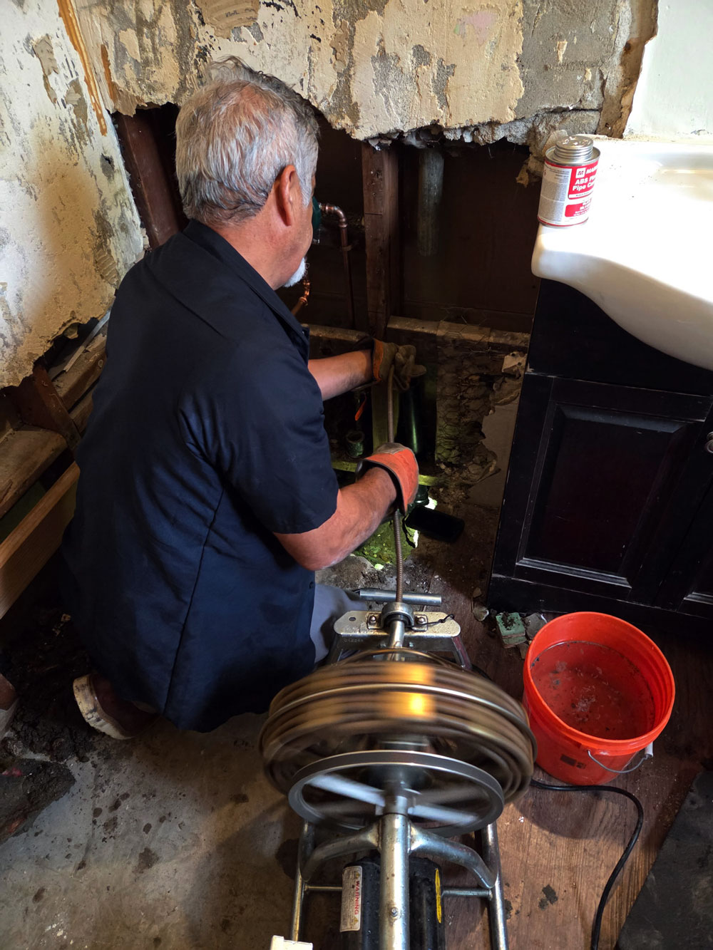 leaking pipe